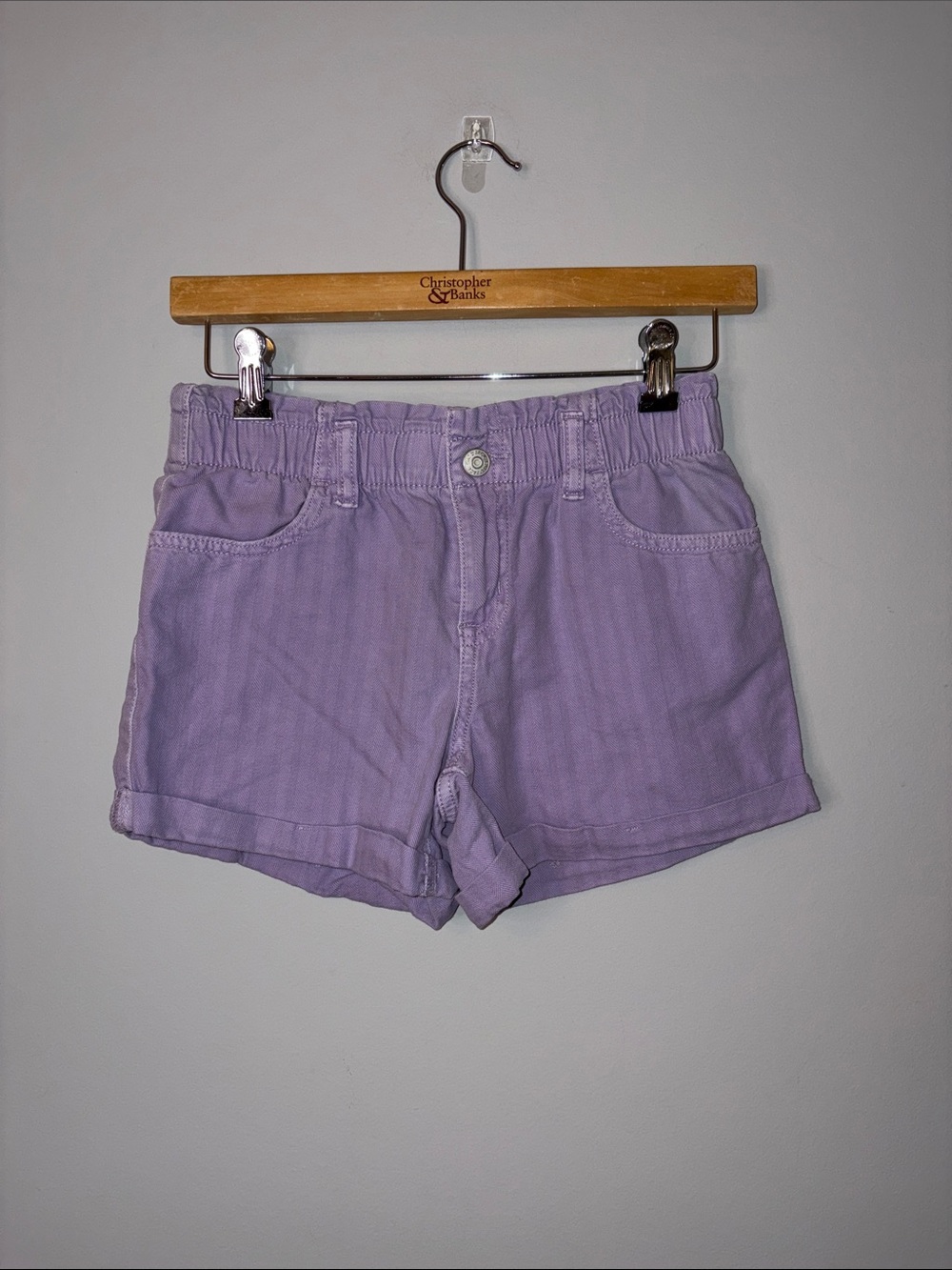 Cat & Jack Lavender Girls' Casual Shorts Youth L